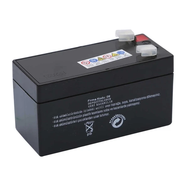 Atex Ax12-1.3 12v 1.3ah Akü - Resim 3