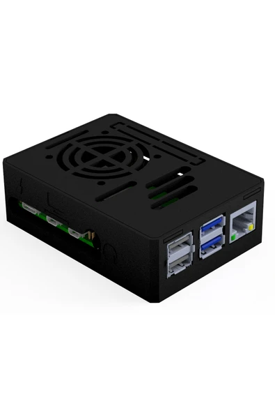 Raspberry Pi 4 Kompakt Kasa – Minimal Tasarımlı Koruyucu Enclosure ürün görseli 1