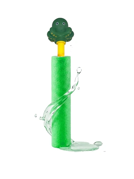 Figürlü Köpük Su Pompası Oyuncağı (33 cm) - Ahtapot - Yeşil ürün görseli 1