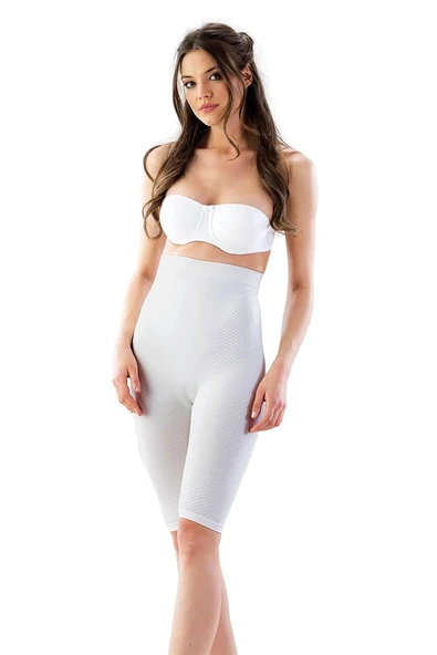 Amora Secret  Ekru Mı Emay 2040 Anti Selülit Boxer Korse ürün görseli 1