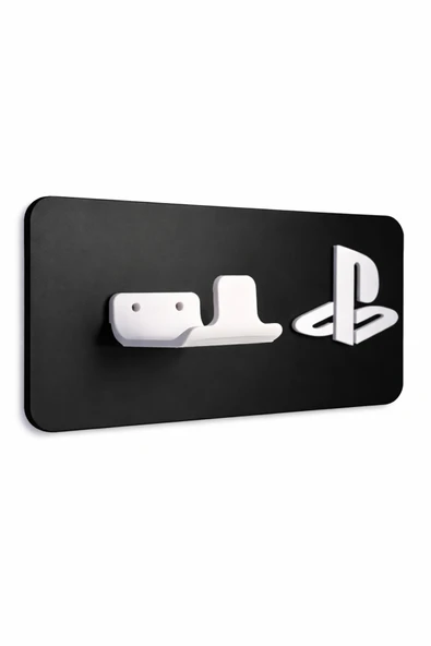 PlayStation Duvar Askısı | PS Oyun Kolu Standı | Dekoratif Siyah Kontrolcü Tutucu Aparat ürün görseli 1