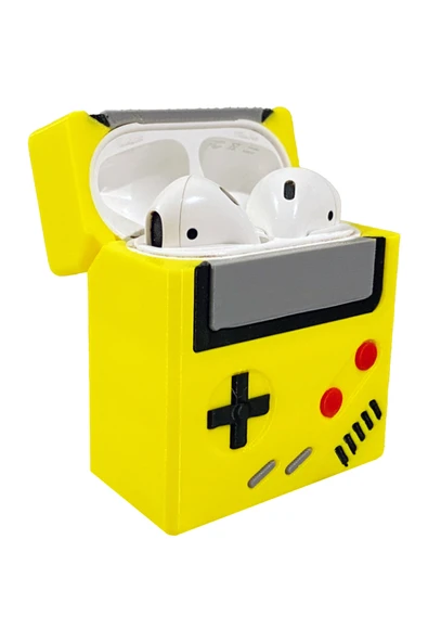 Gameboy Tasarımlı AirPods Kılıfı – Retro Oyun Konsolu Temalı Koruyucu Kılıf ürün görseli 1