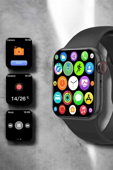 Nevamel Akıllı Saat 44mm Çelik Kasa OLED Ekran ve Gelişmiş Sağlık Takibi ürün görseli 1