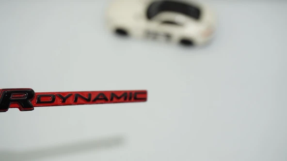 DK Tuning Range Rover R Dynamic Bagaj Siyah Kırmızı Logo Amblem Yazı ürün görseli 1