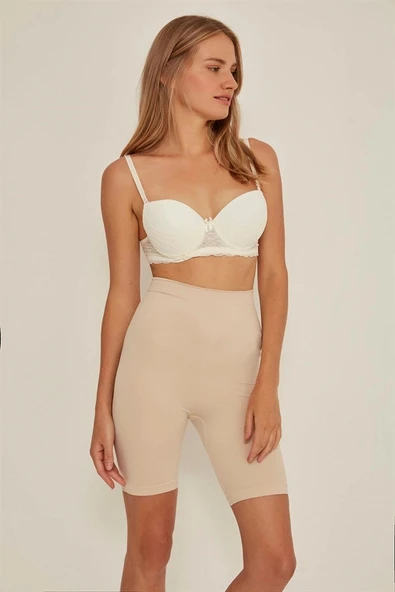 Amora Secret  Ten Mı Emay 3005 Soft Uzun Paçalı Boxer Korse ürün görseli 1