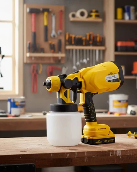 Nevamel® Kablosuz Püskürtme Tabanca Yüksek Performanslı Ev ve Atölye Kullanımı ürün görseli 1