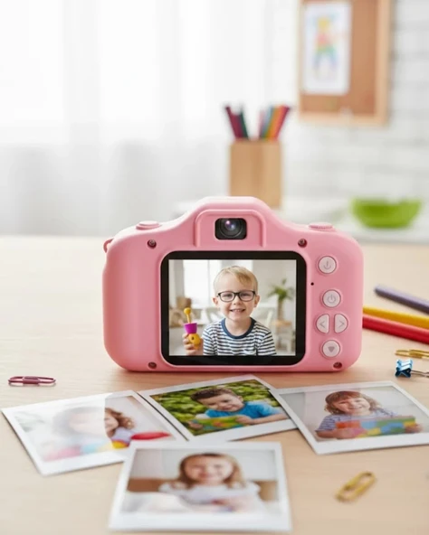 Nevamel® Kompakt Dijital Kamera HD Video ve Fotoğraf Kayıt Özellikli USB Şarjlı Mini Cihaz ürün görseli 1