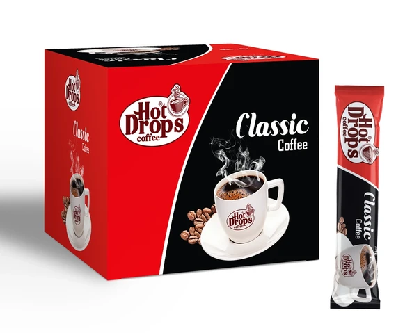 HOT DROPS KLASİK KAHVE 50 ADET X 2 GR ürün görseli 1