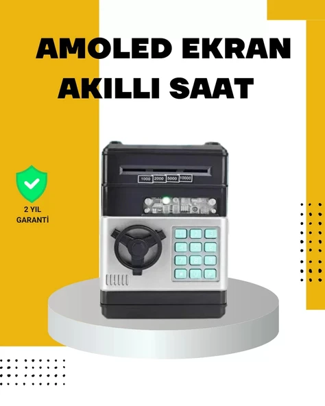 Nevamel® Çocuklar İçin Şifreli ATM Kasa Para Yutan Kumbara ürün görseli 1