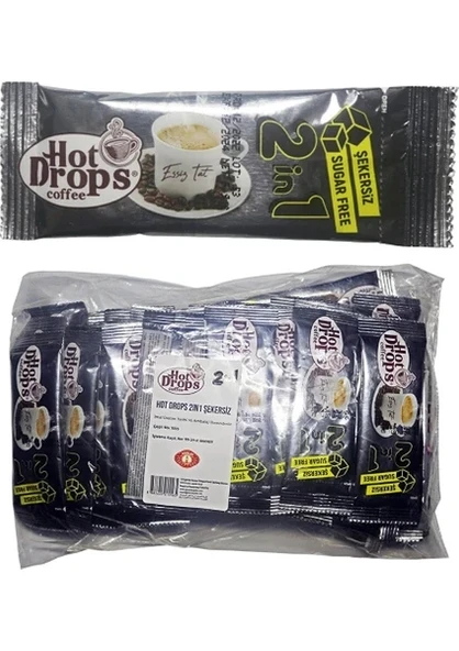 HOT DROPS 2Sİ1 ARADA SEYAHAT BOY HAZIR KAHVE 40 ADET X 5 GR ürün görseli 1