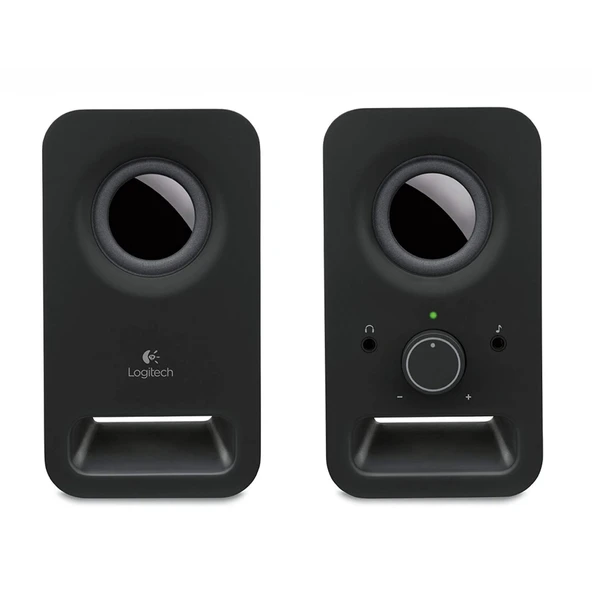 Nevamel® LOGITECH 980-000814 Z150 6W 1+1 Kulaklık Jaklı Kompakt Stereo Speaker (Siyah)(1923) ürün görseli 1