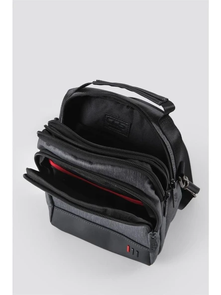 Ççs 31420 Unisex Askılı Çanta Siyah - Resim 6
