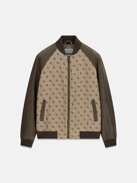 Guess Mono Erkek Bomber Ceket - Resim 5