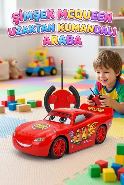 Racer MC.RACER Uzaktan Kumandalı Araba 1:18 Ölçekli 4 Fonksiyonlu 27 MHz Oyuncak Araba ürün görseli 1