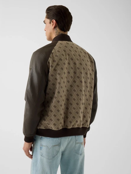 Guess Mono Erkek Bomber Ceket - Resim 3