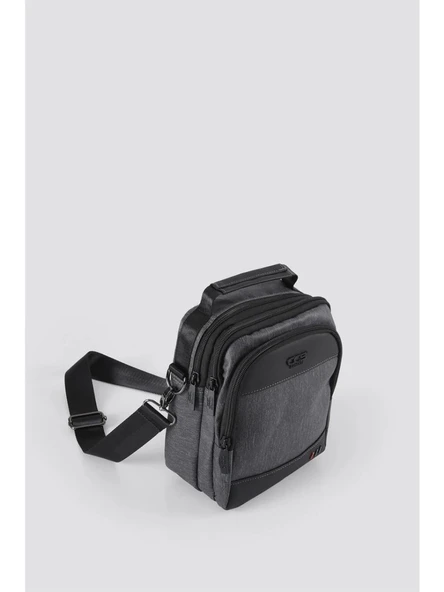 Ççs 31420 Unisex Askılı Çanta Siyah - Resim 4
