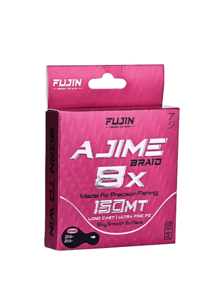 Fujin Ajime Braid 8x 150mt Pink İp - Resim 3