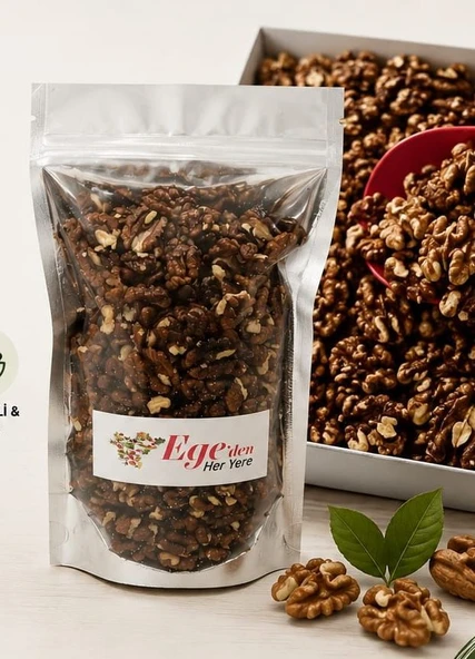 EgedenHerYere Yerli Ata Tohumu Topak Cinsi Yağlı İç Ceviz 500 gr. ürün görseli 1