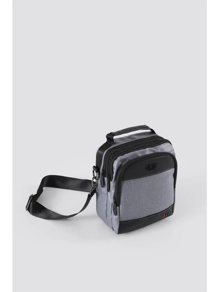Ççs 31420 Unisex Askılı Çanta Gri - Resim 3