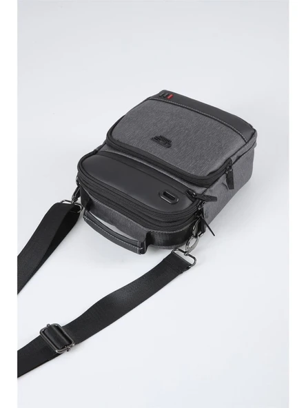 Ççs 31421 Unisex Askılı Çanta Siyah - Resim 3