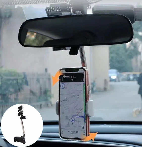 Araba Dikiz Aynasına Takılan Akrobat Telefon Tutucu ürün görseli 1