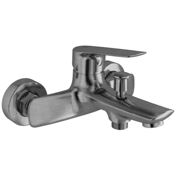 Kale Tandem Fırçalanmış Nikel Banyo Bataryası 410200505492 ürün görseli 1
