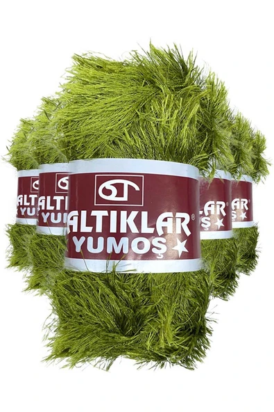 5 Adet Yumoş Sakallı El Örgü Ipi Yünü 44 ürün görseli 1