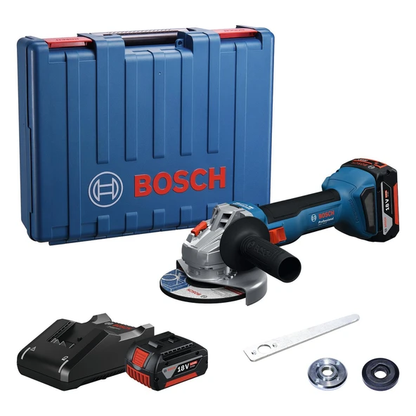 Bosch GWS 18V-8 2x4.0Ah Çift Akülü Taşlama ürün görseli 1
