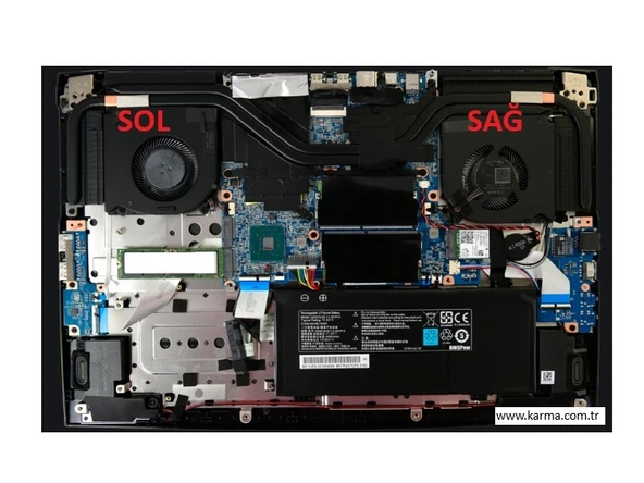 Monster Tulpar T7 V20.5.7 Notebook Uyumlu GPU-CPU Fanı (1Adet) / Tip-1 ürün görseli 1