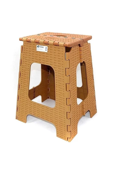 Katlanır Rattan Tabure Büyük ürün görseli 1