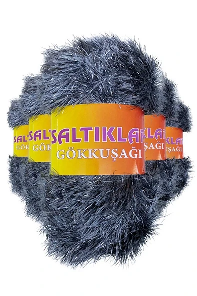 5 Adet Gökkuşağı El Örgü İpi Yünü 21 ürün görseli 1