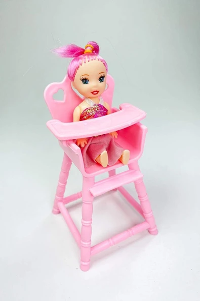 Mama Sandalyeli Parmak Bebek 16 cm ürün görseli 1