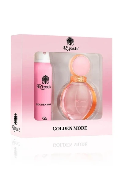 Riposte Kadın Parfüm & Deodorant Seti Golden Mode For Women 85 Ml ürün görseli 1
