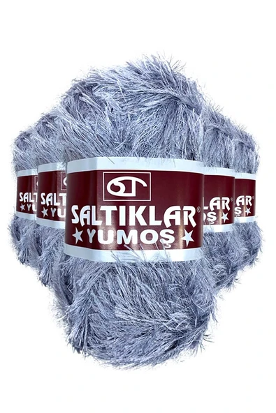 5 Adet Yumoş Sakallı El Örgü Ipi Yünü 06 ürün görseli 1