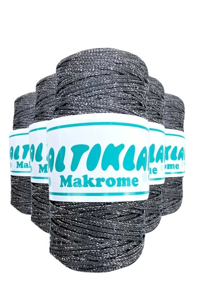 5 Adet Polyester Simli Makrome İpi S-420 ürün görseli 1