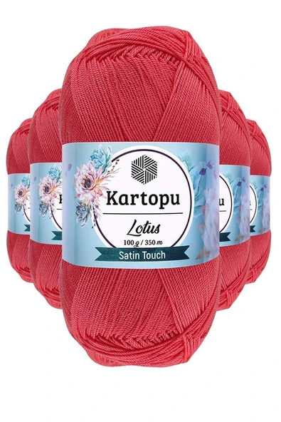 5 Adet Lotus Bikini Büstiyer Bluz Örgü İpi K810 Şeker Pembe ürün görseli 1