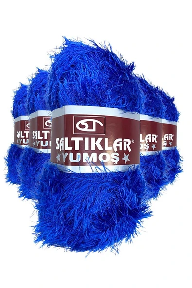 5 Adet Yumoş Sakallı El Örgü Ipi Yünü 04 ürün görseli 1