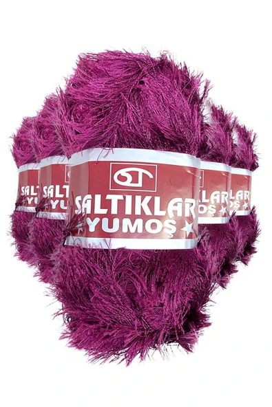 5 Adet Yumoş Sakallı El Örgü Ipi Yünü 86 ürün görseli 1