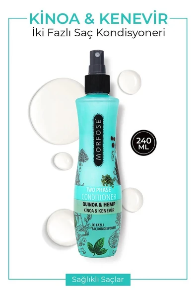 Çift Fazlı Kinoa & Kenevir Kondisyoner Fön Suyu 240 ML - mrfs ürün görseli 1
