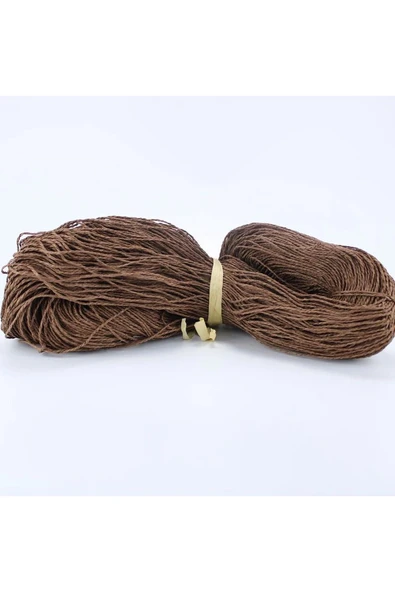 KahveRenk Renk Çile Kağıt İp Çanta Ipi Supla Ipi No:43 - (550-600 gr) ürün görseli 1
