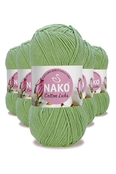 5 Adet Cotton Lüks Yelek Tunik Kazak Bluz Hırka İpi Yünü Çağla 97578 ürün görseli 1