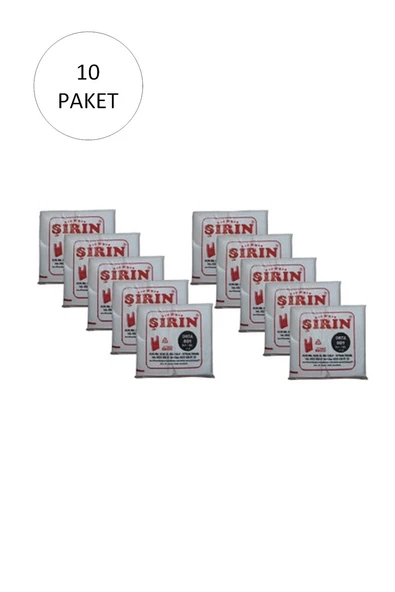 Beyaz Kalın Atlet Poşet Orta Boy 28x50 Cm 1 Kg 10 Paket (Takriben 750 Adet) ürün görseli 1