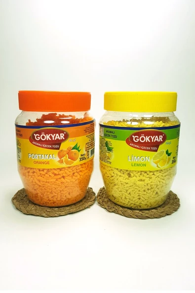 1 Adet Portakal + 1 Adet Limon Aromalı Toz Içecek Oralet 2x350 gr ürün görseli 1