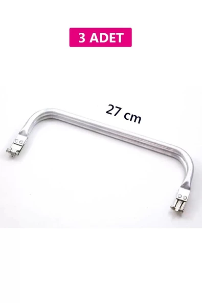 Gizli Metal Çanta Bursu – 3 Adet - 27 cm - Metal Çanta Aparatı Çanta Aksesuarı ürün görseli 1