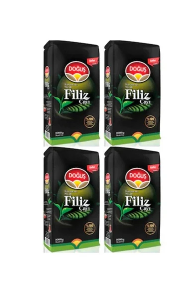 Siyah Filiz Siyah Dökme Çay 4 x 1 kg ürün görseli 1