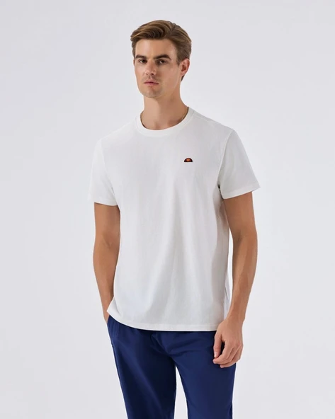 Ellesse 6SM5069-OF Erkek Tişört - Kırık Beyaz ürün görseli 1