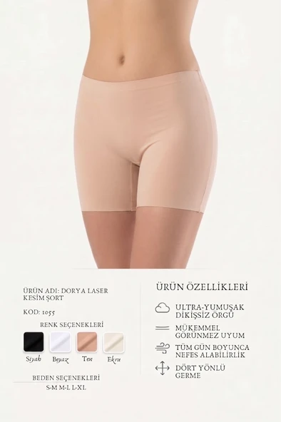 LAZER KESİM BOXER KADIN 1055 - Resim 2