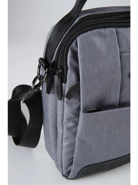 Ççs 31422 Unisex Askılı Çanta Gri - Resim 5