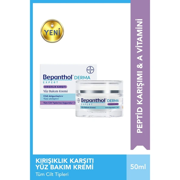 Bepanthol Expert Kırışıklık Karşıtı Yüz Kremi 50 ml ürün görseli 1