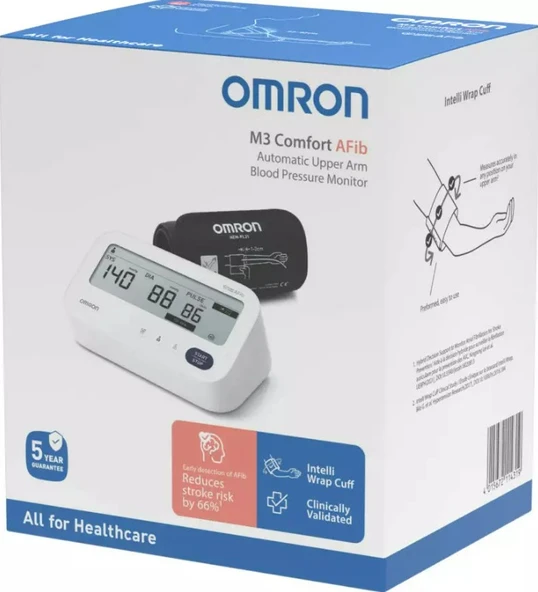 Omron M3 Comfort AFib Üst Koldan Ölçer Tansiyon Aleti ürün görseli 1